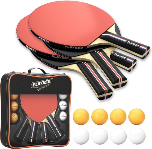Table tennis bats and - table,